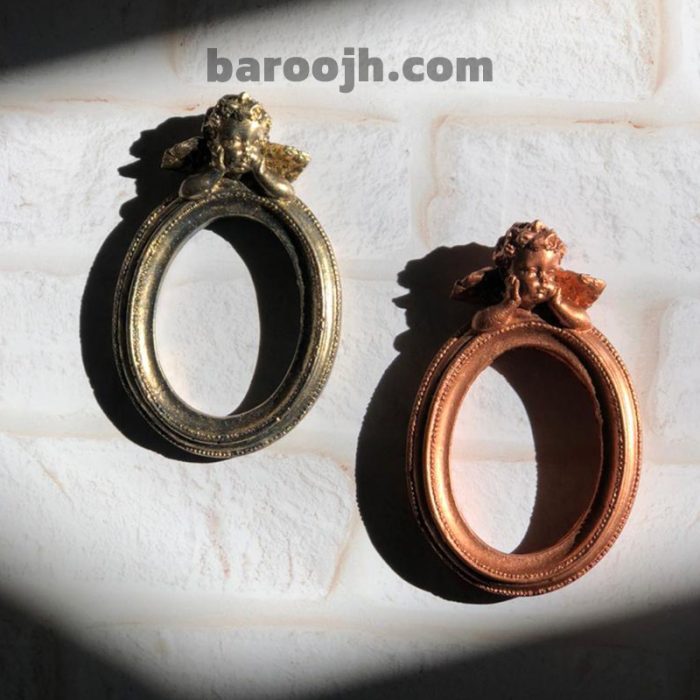 قاب عکس دکوراتیو رنگ پتینه 2 عددی