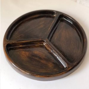سینی طرح چوب اوردوخوری سنگ مصنوعی