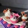 شمع فانتزی کاپ کیک شکلات 3 عددی