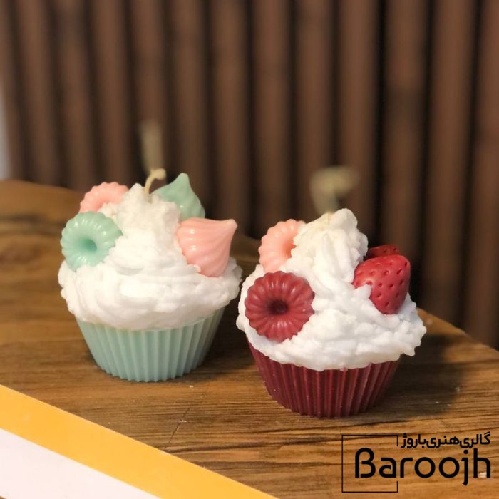 شمع فانتزی کاپ کیکی 2 عددی