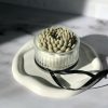 شات شمع شیشه ای گل داوودی
