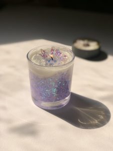 شمع فانتزی شیشه ای