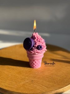 شمع تزئینی بستنی کد 1118