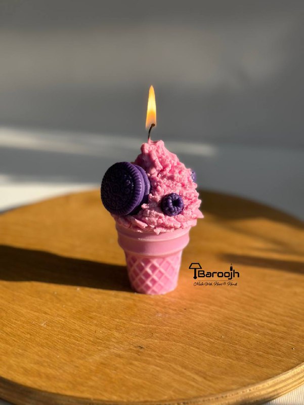 شمع تزئینی بستنی کد 1118