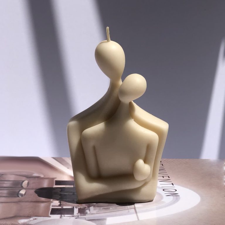 شمع دست‌ساز معطر مدل تندیس