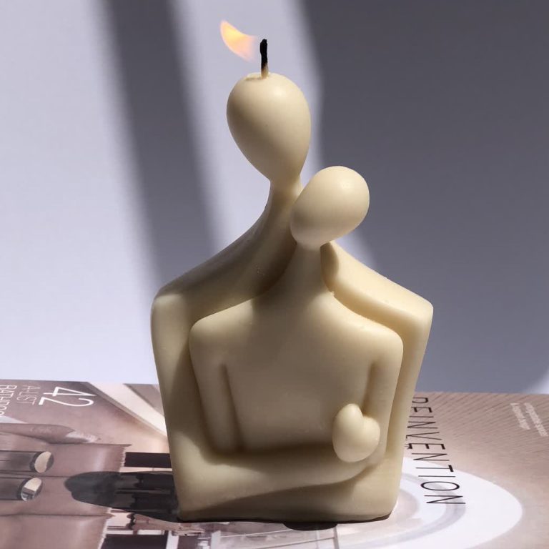 شمع دست‌ساز معطر مدل تندیس