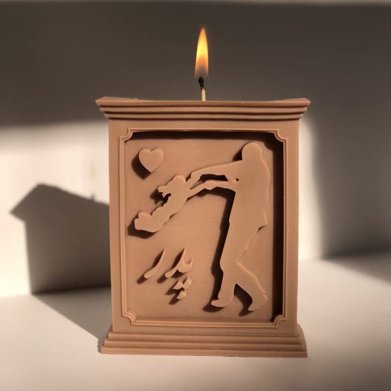 شمع دست ساز معطر مدل پدر